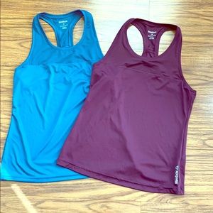 Two Women's Reebok Tank-tops